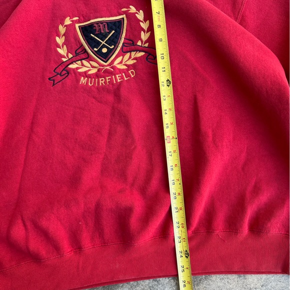 Muirfield Red Men's Sweater - Picture 3 of 7
